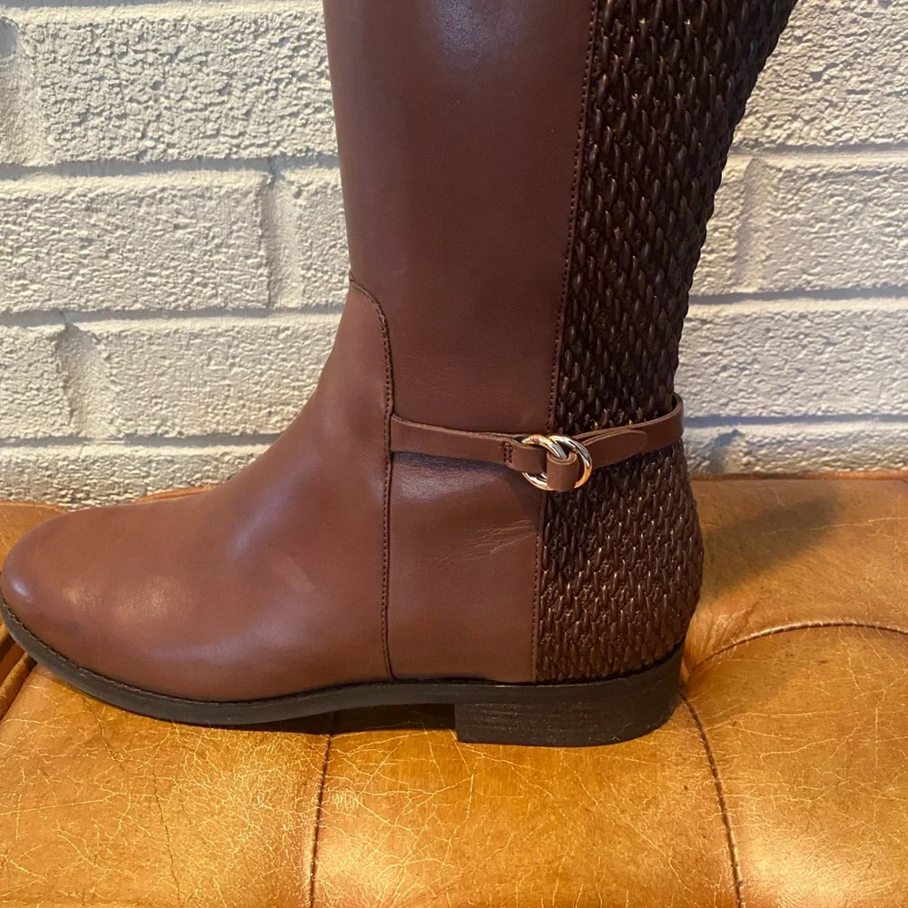 Cole Haan Brown Riding Boot 8M - Picture 2 of 6